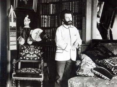 Camille Flammarion in His Study by Dornac